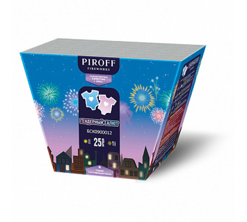 Гендерный салют Blue (1.2"х25) 4/1