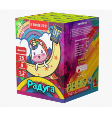 Радуга JF (5 цветов) (1.2"x25)