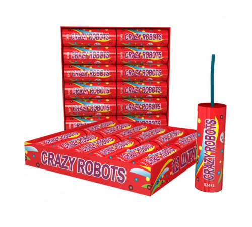 Петарды SUPER CRAZY ROBOTS (12 шт) 40/12